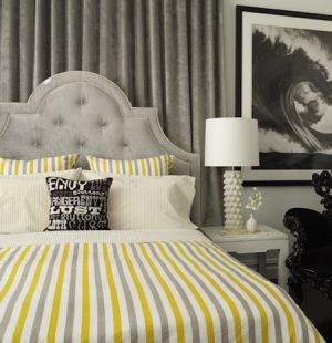 Bright color decor pictures - jonathan adler design - stripes for the parker residence.jpg